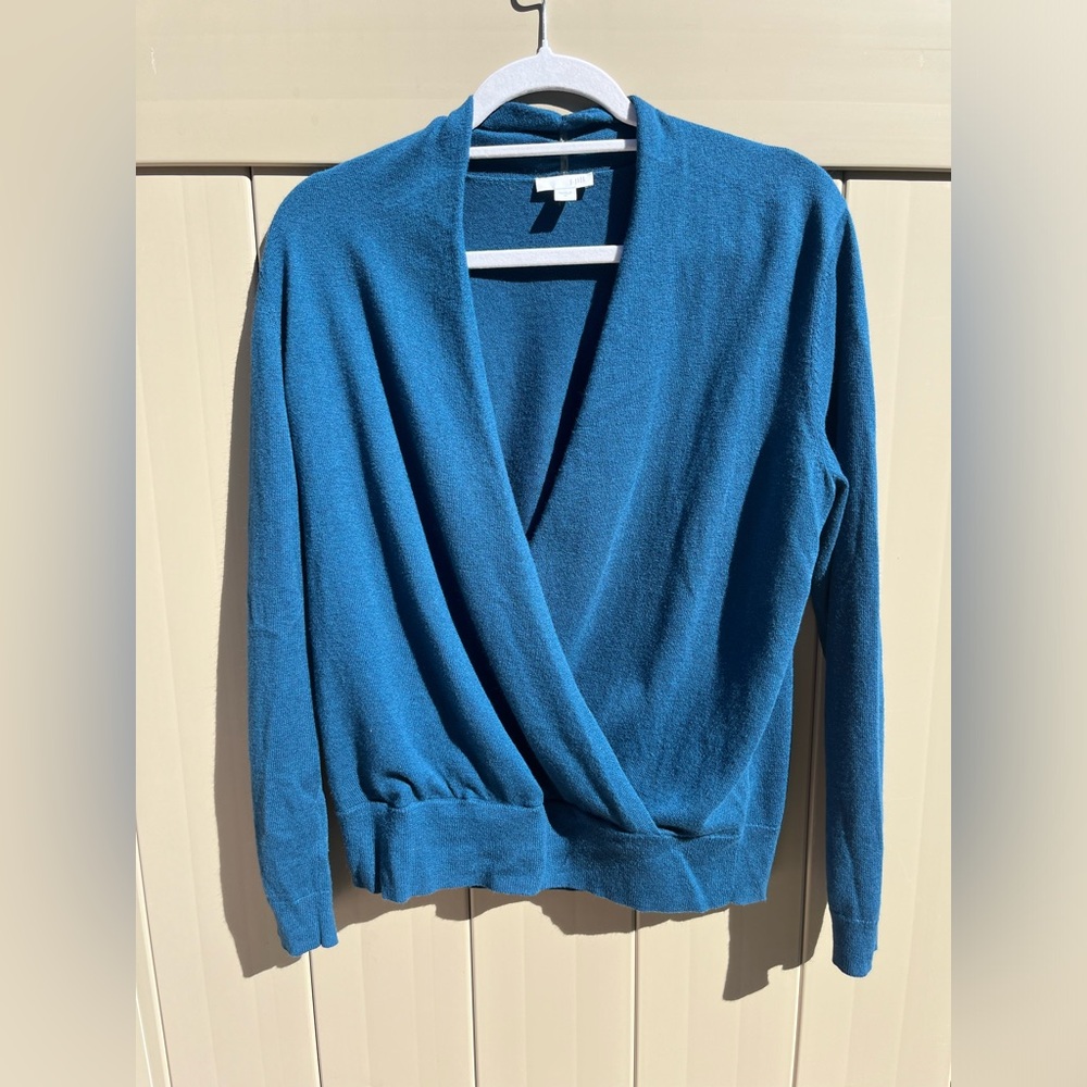 J Jill drape-front sweater